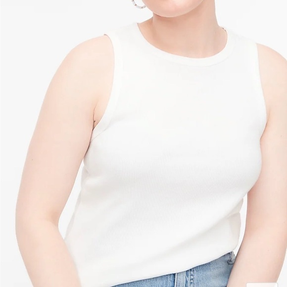 J. Crew Factory High-Neck Ribbed Tank Top - Picture 4 of 9